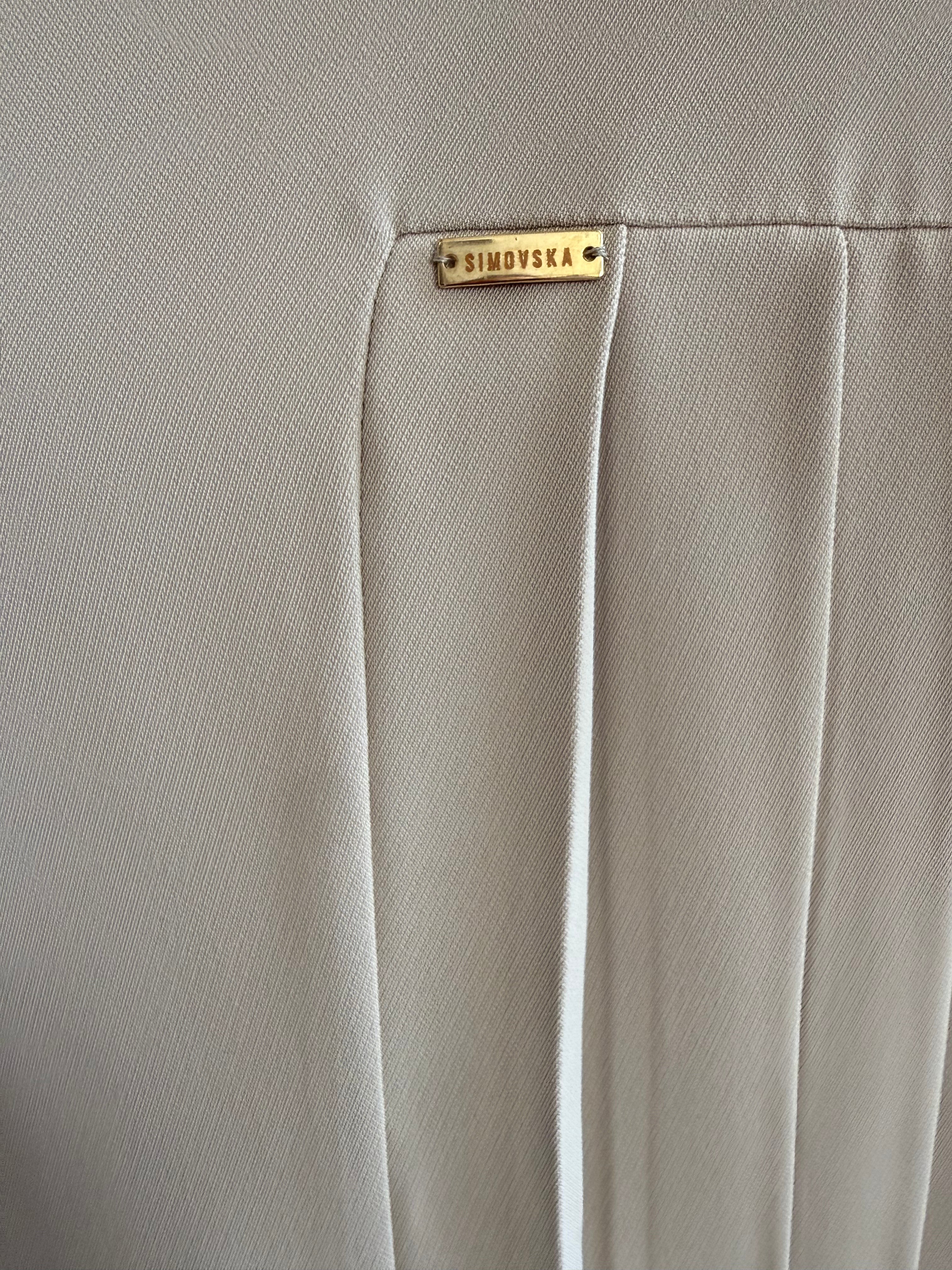 Carmen Dress in Light Taupe