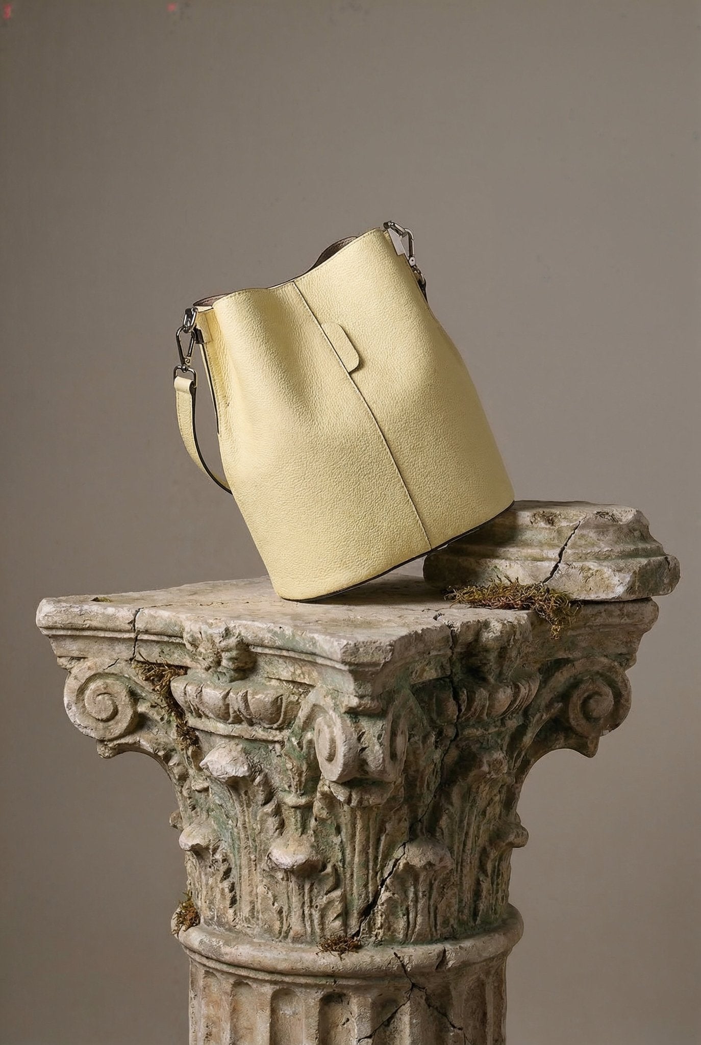 Caterina Handbag – Lemon Yellow - SIMOVSKA