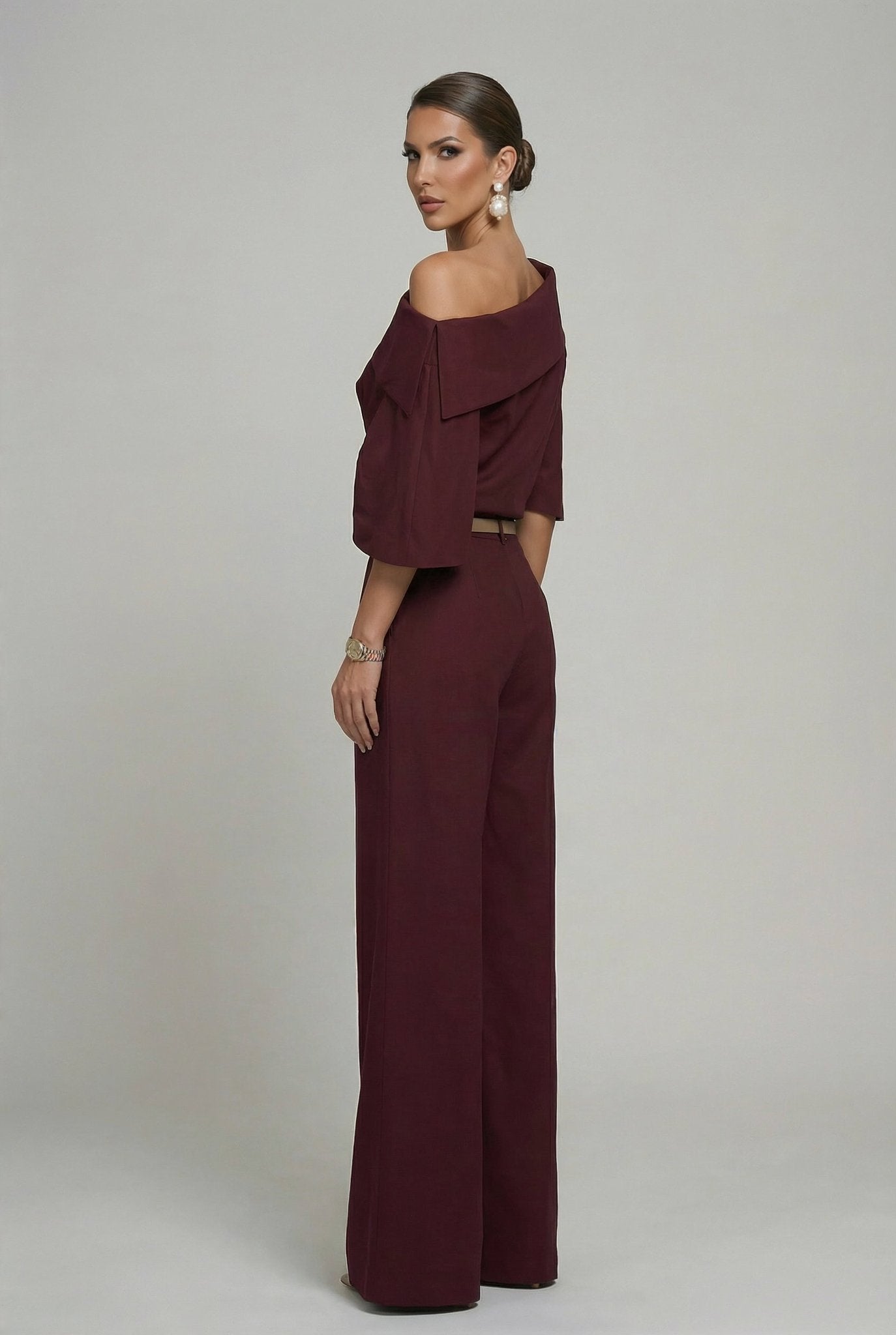 Daria Set – Burgundy Wine - SIMOVSKA