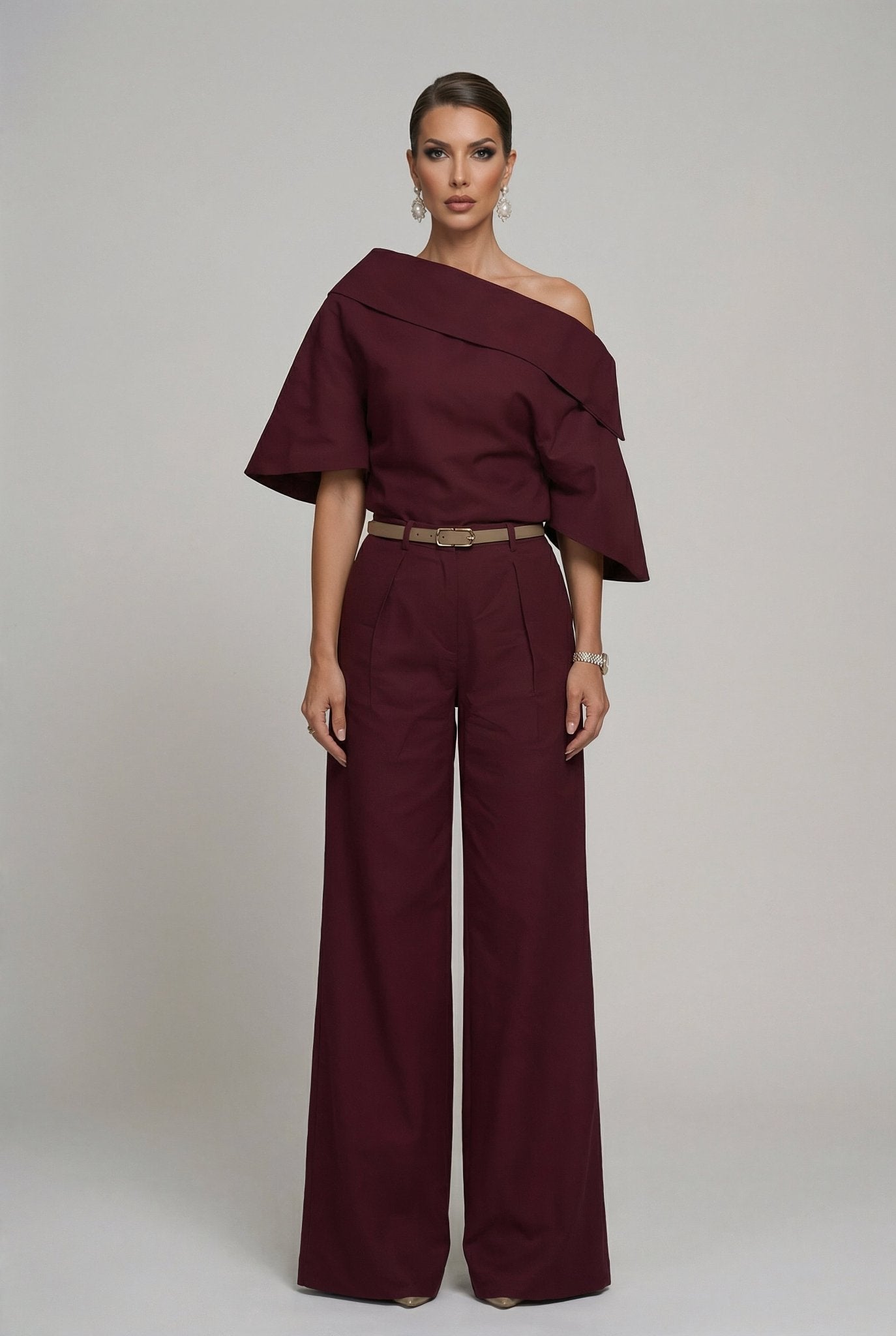 Daria Set – Burgundy Wine - SIMOVSKA