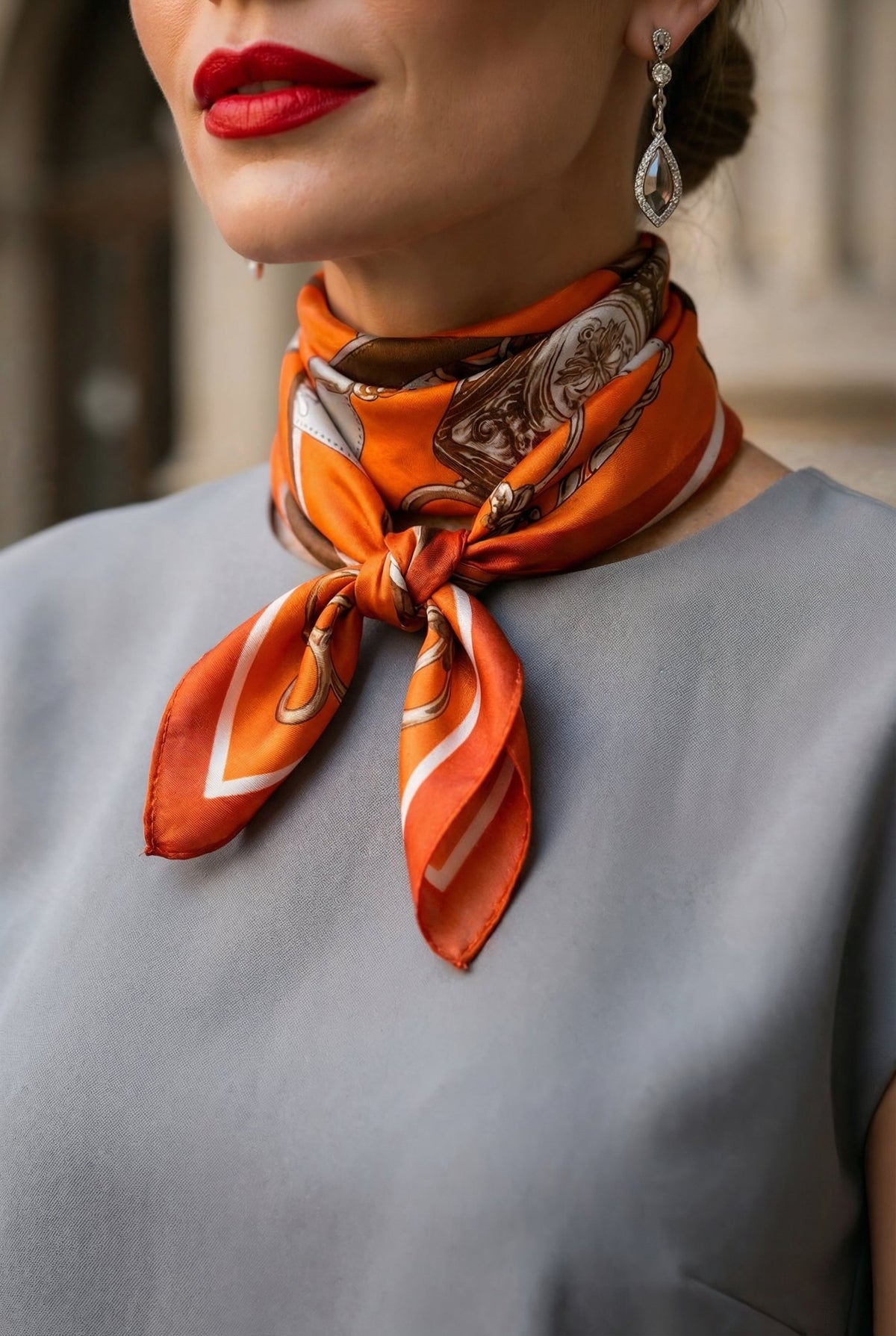 Equestrian Print Scarf - SIMOVSKA