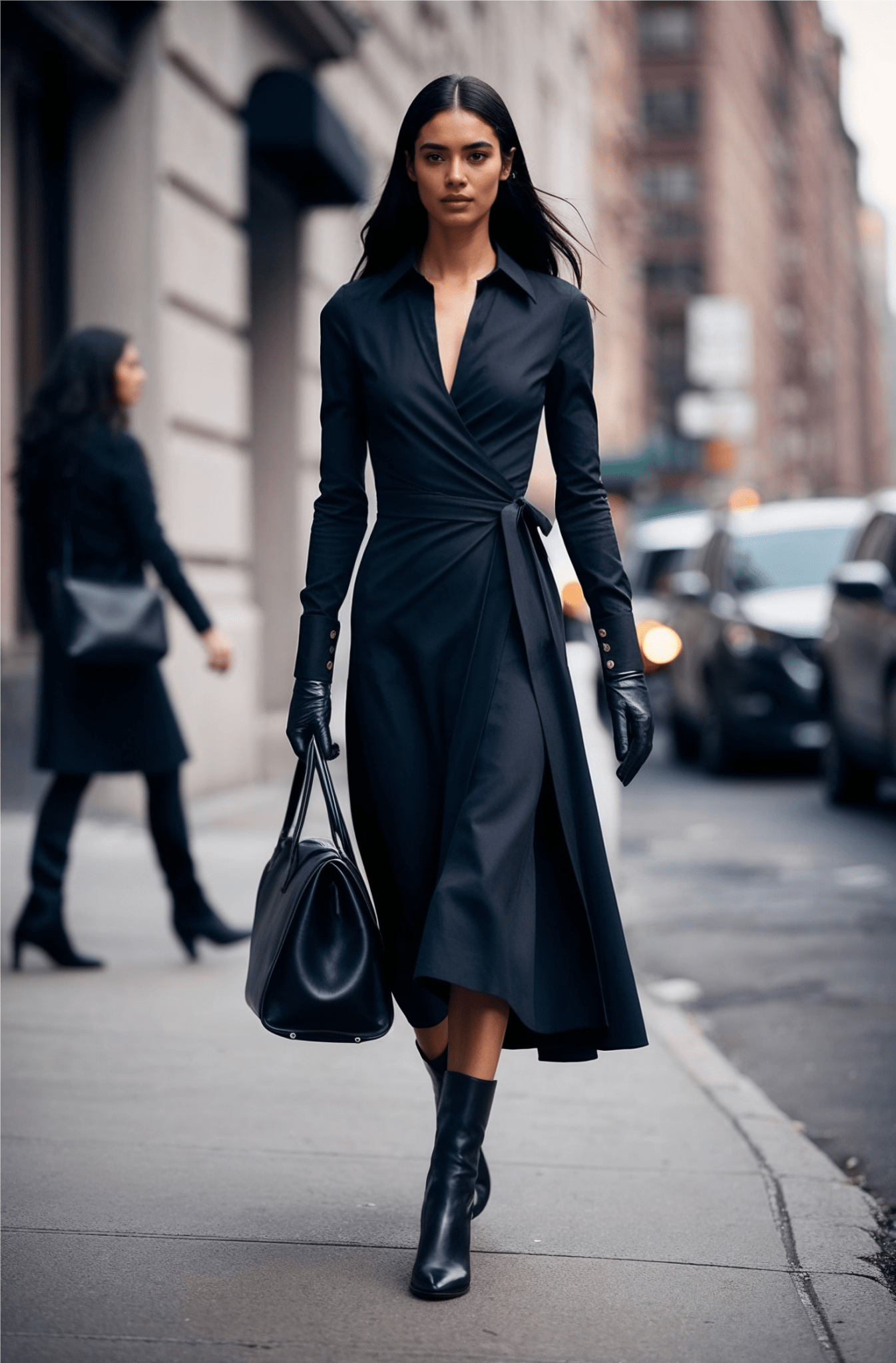 Lexington Dress in Black - SIMOVSKA