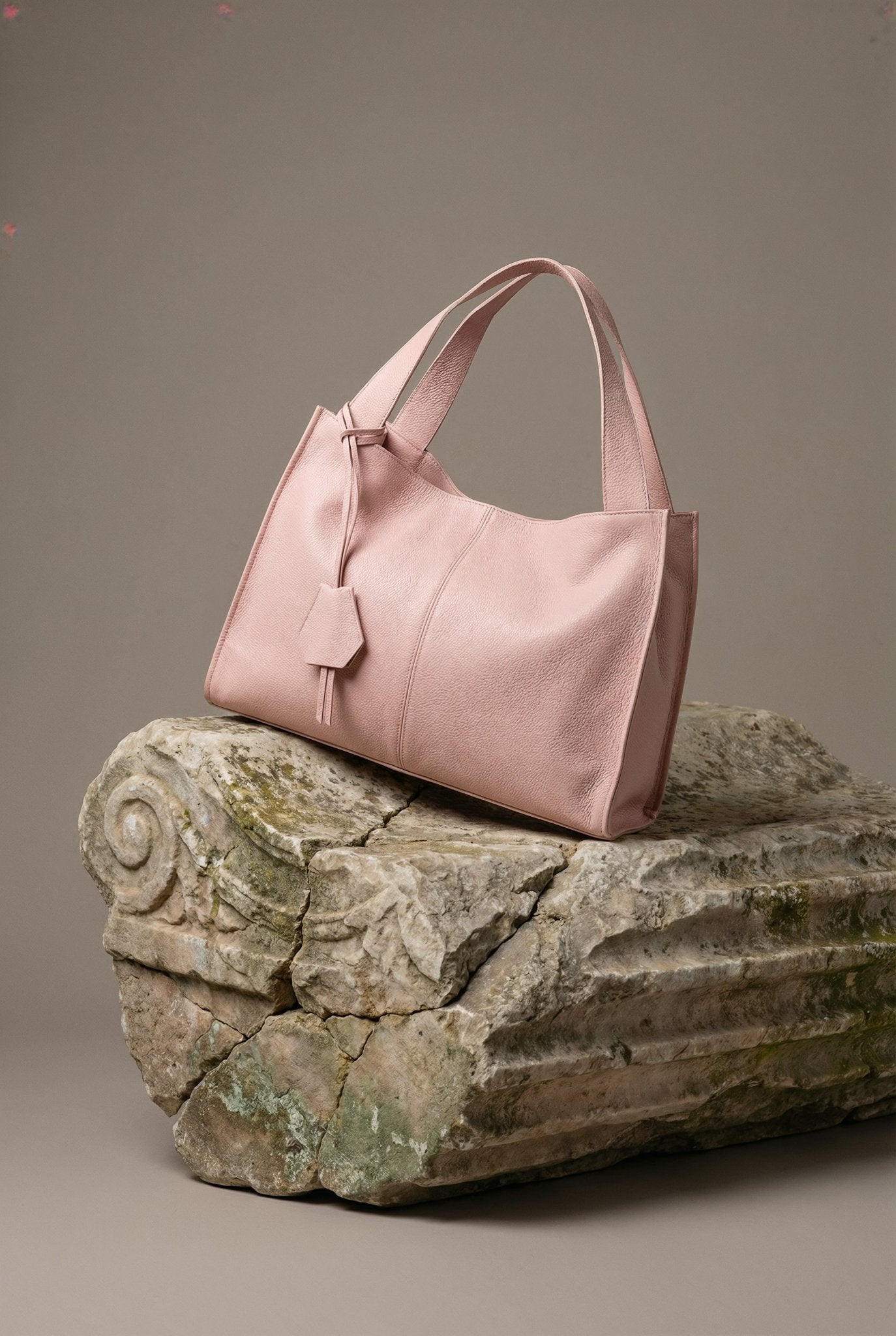 Livia Big Handbag – Blush Pink - SIMOVSKA