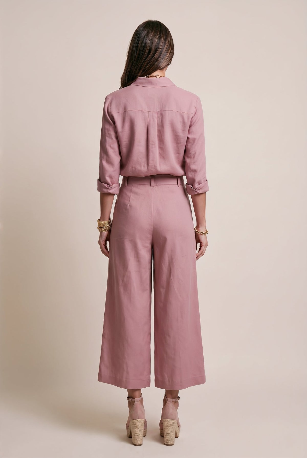 Livia Linen Set in - Mauve - SIMOVSKA