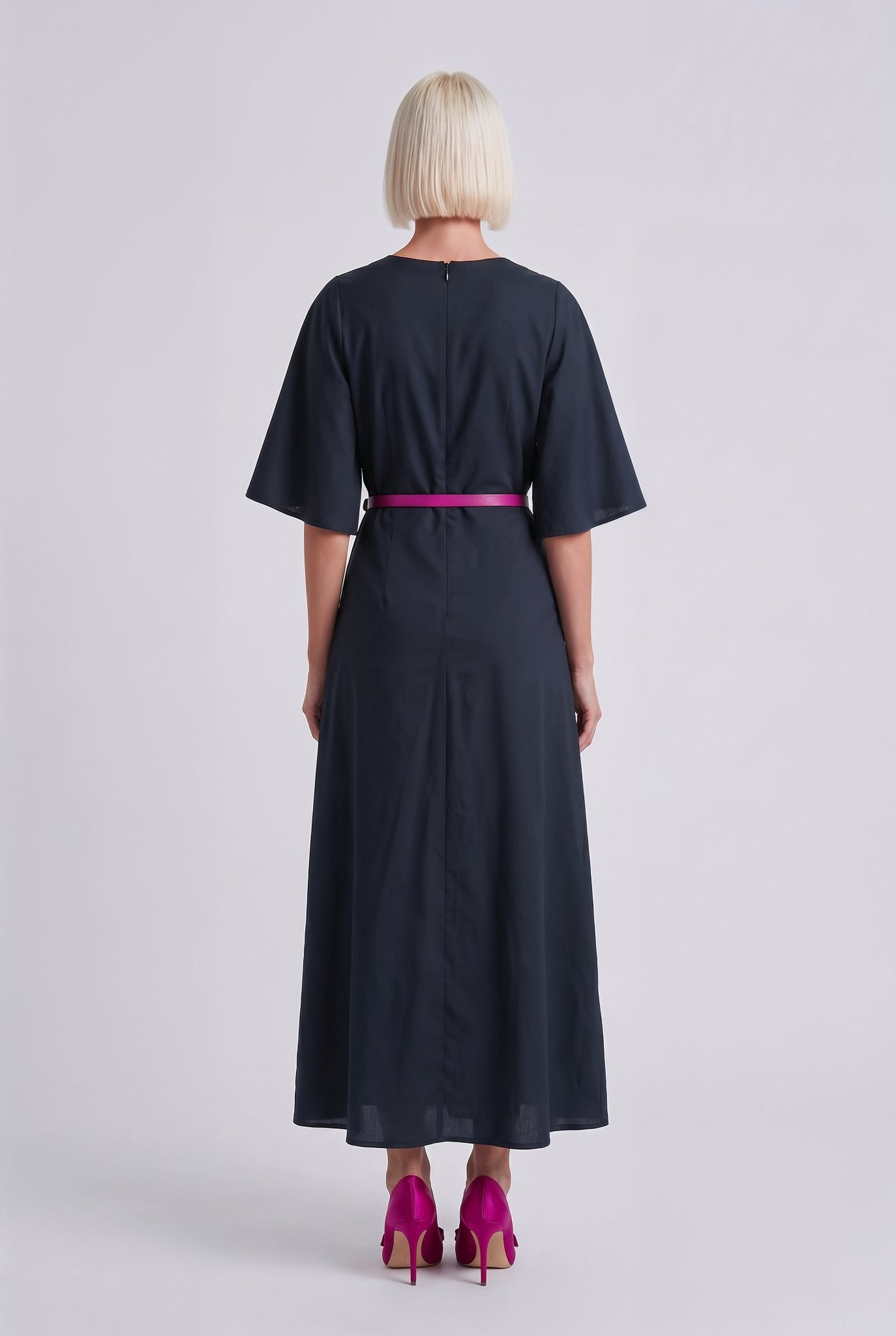 Samantha Dress – Midnight Navy - SIMOVSKA