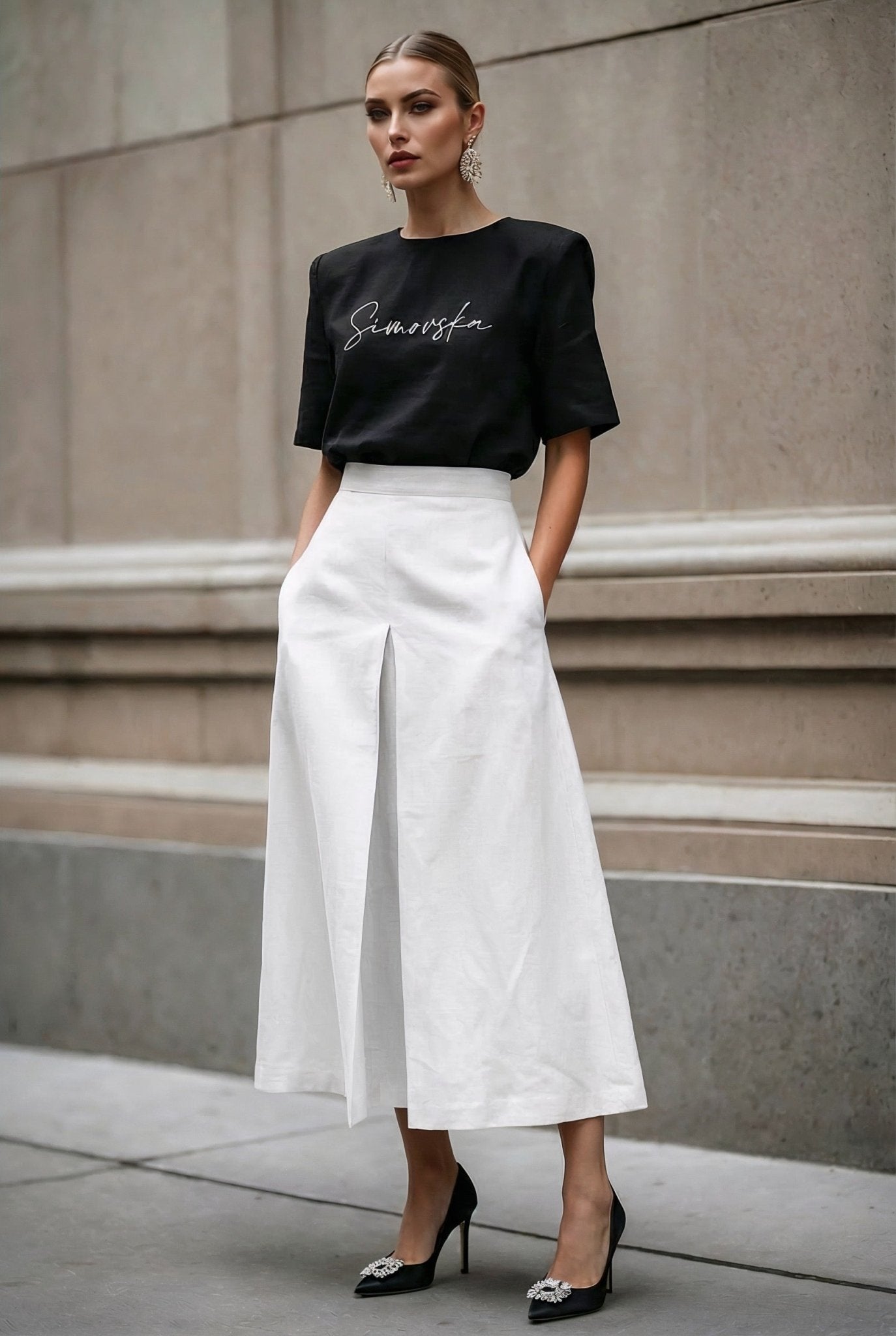 Simovska Linen Skirt - SIMOVSKA