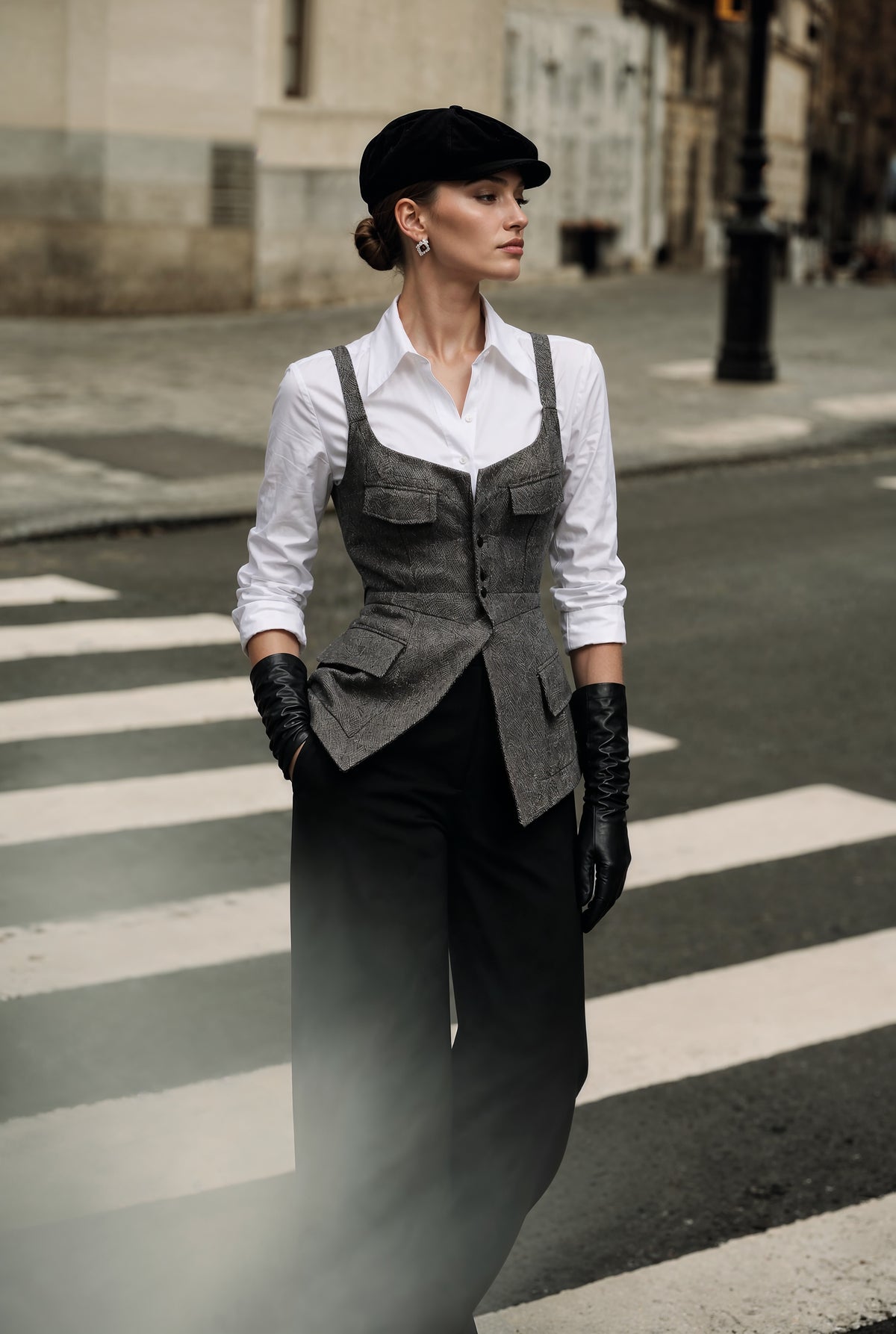simovska-sabine-grey-herringbone-tailored-vest