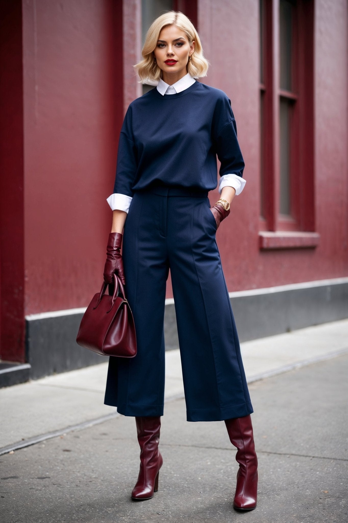 Soho Matching Separates Navy Blue - SIMOVSKA