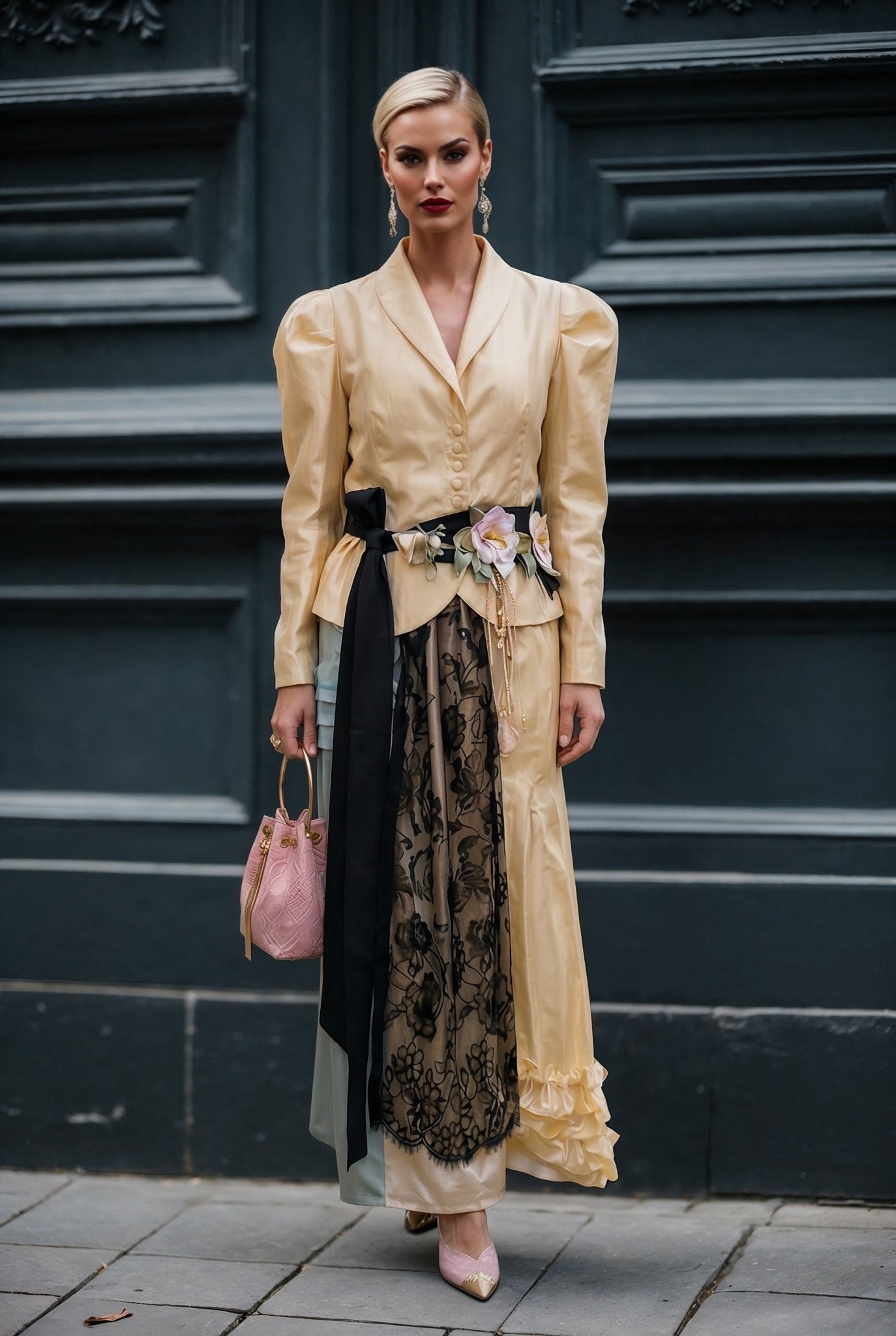 Thalia - Pure silk suit - SIMOVSKA