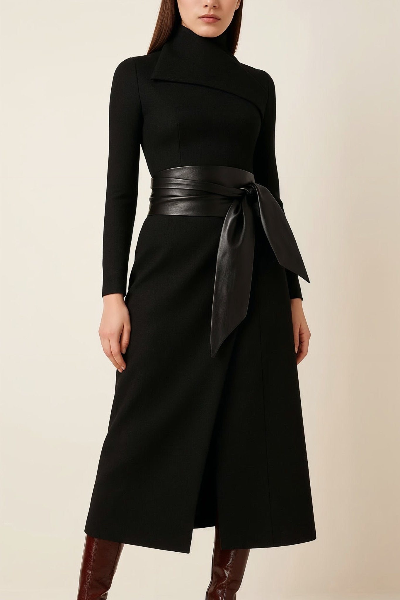 The Madison Dress – Jet Black - SIMOVSKA