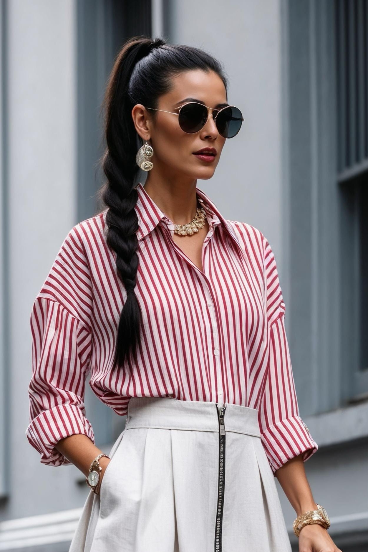 The Portofino Shirt in Candy Stripes SIMOVSKA
