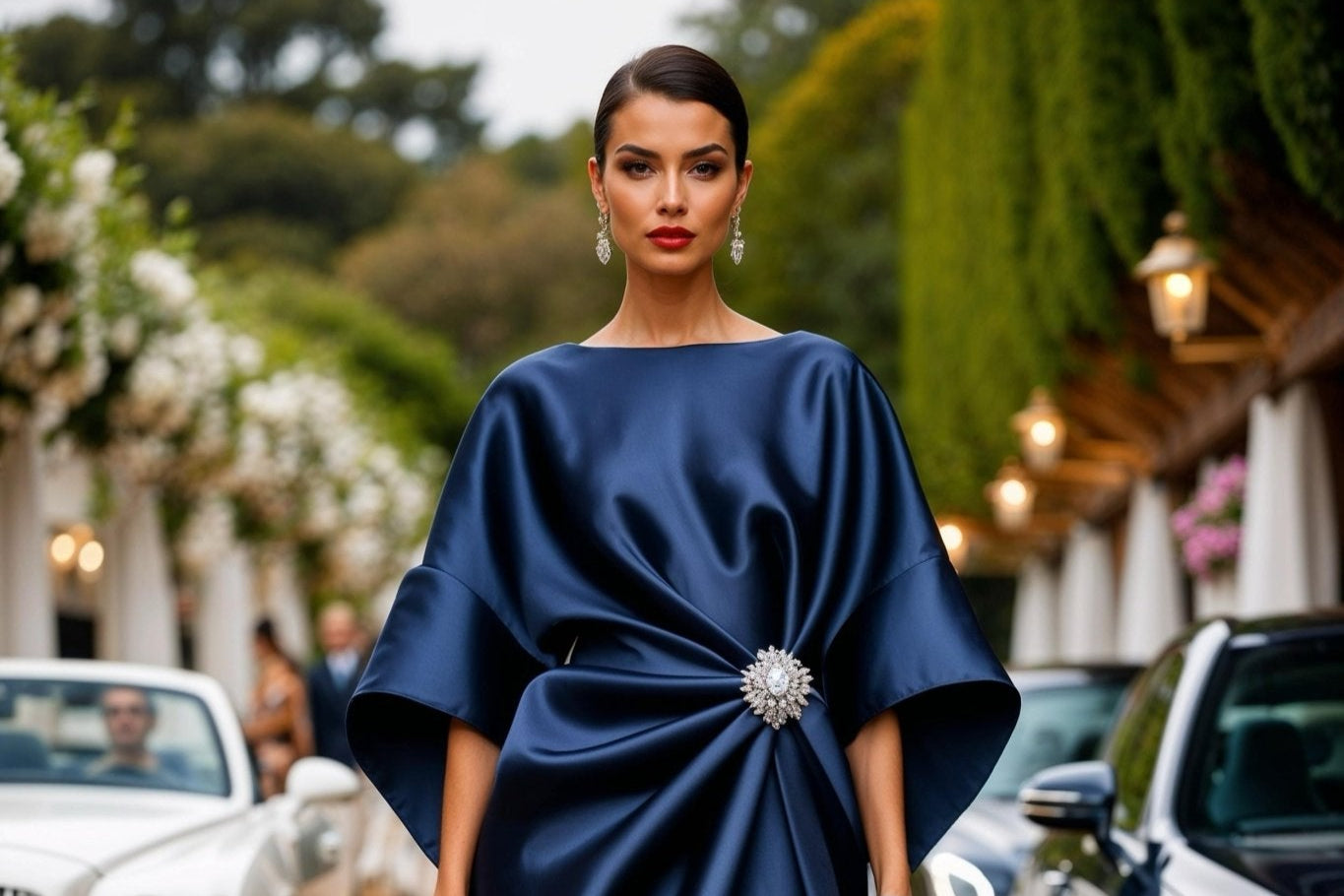 Dama Dress in Blue SIMOVSKA