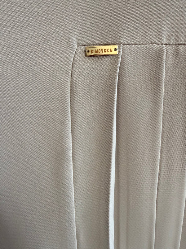 Carmen Dress in Light Taupe