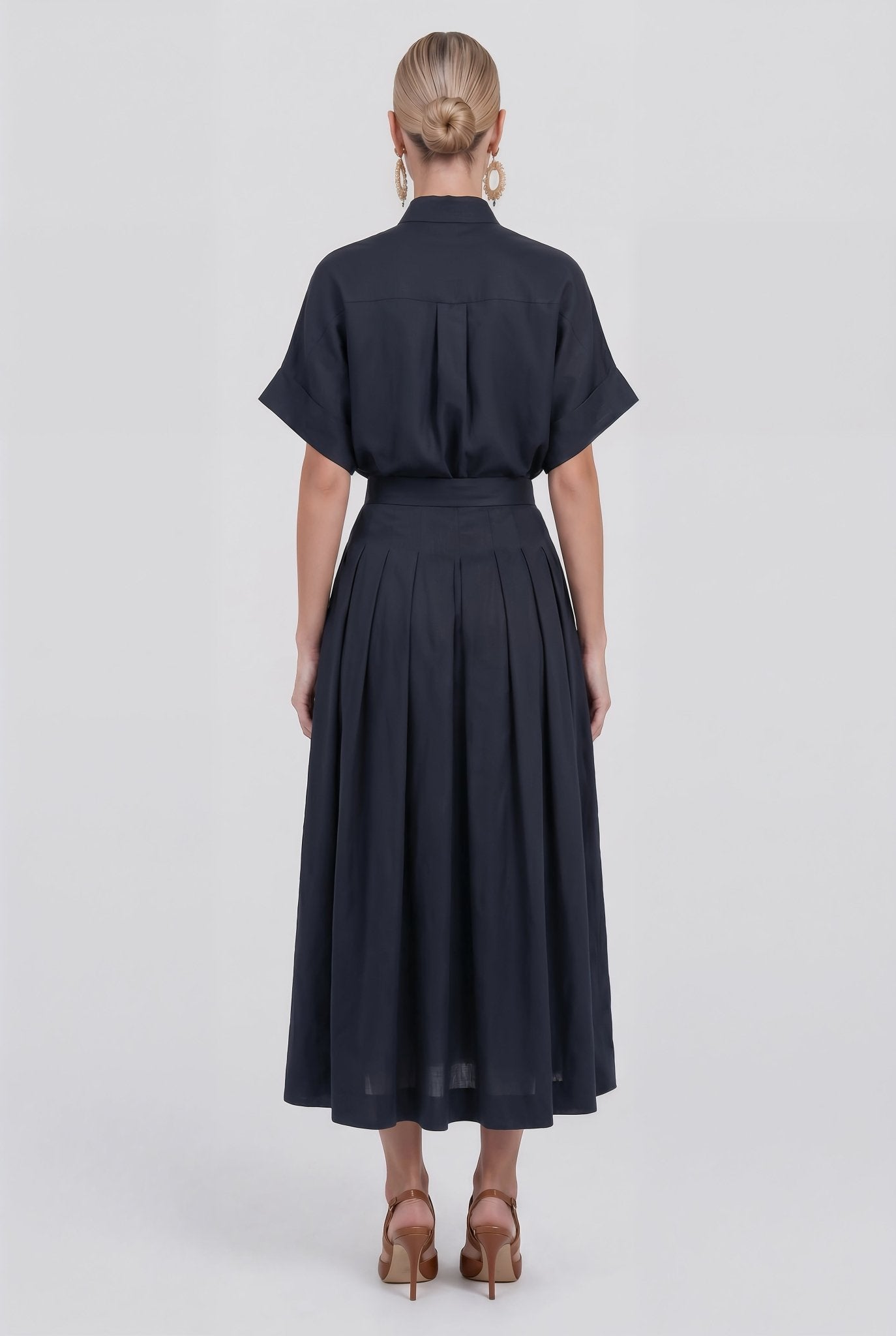 Adele Set in Dark Navy - SIMOVSKA