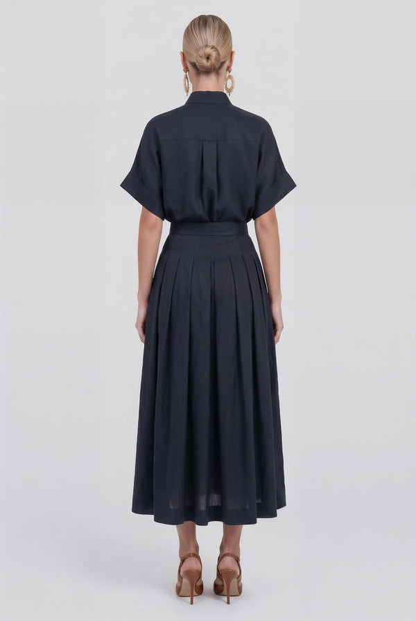 Adele Set in Dark Navy - SIMOVSKA
