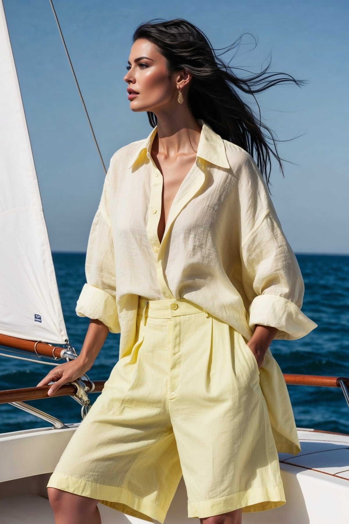 Amalfi Set in Pastel Yellow - SIMOVSKA