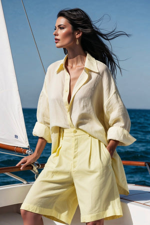 Amalfi Set in Pastel Yellow - SIMOVSKA