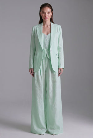 Andrea 3 Piece Set – Mint Linen - SIMOVSKA