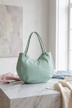 Aurora Maxi Handbag – Light Mint