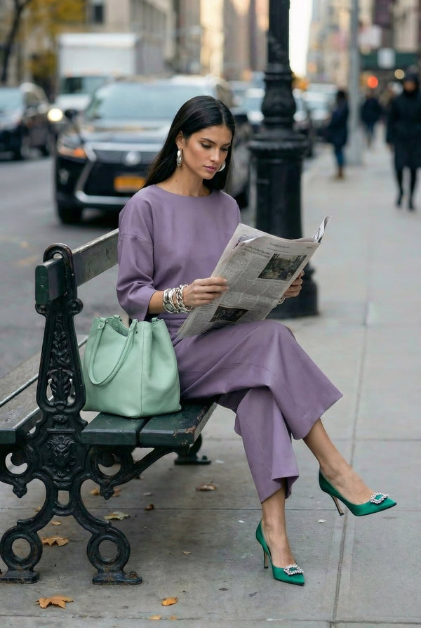 Aurora Maxi Handbag – Light Mint - SIMOVSKA