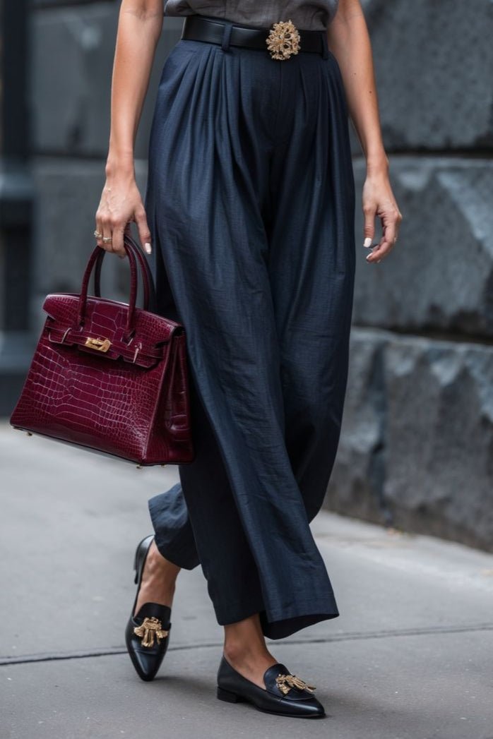 Azura Twilight Linen Pants - SIMOVSKA