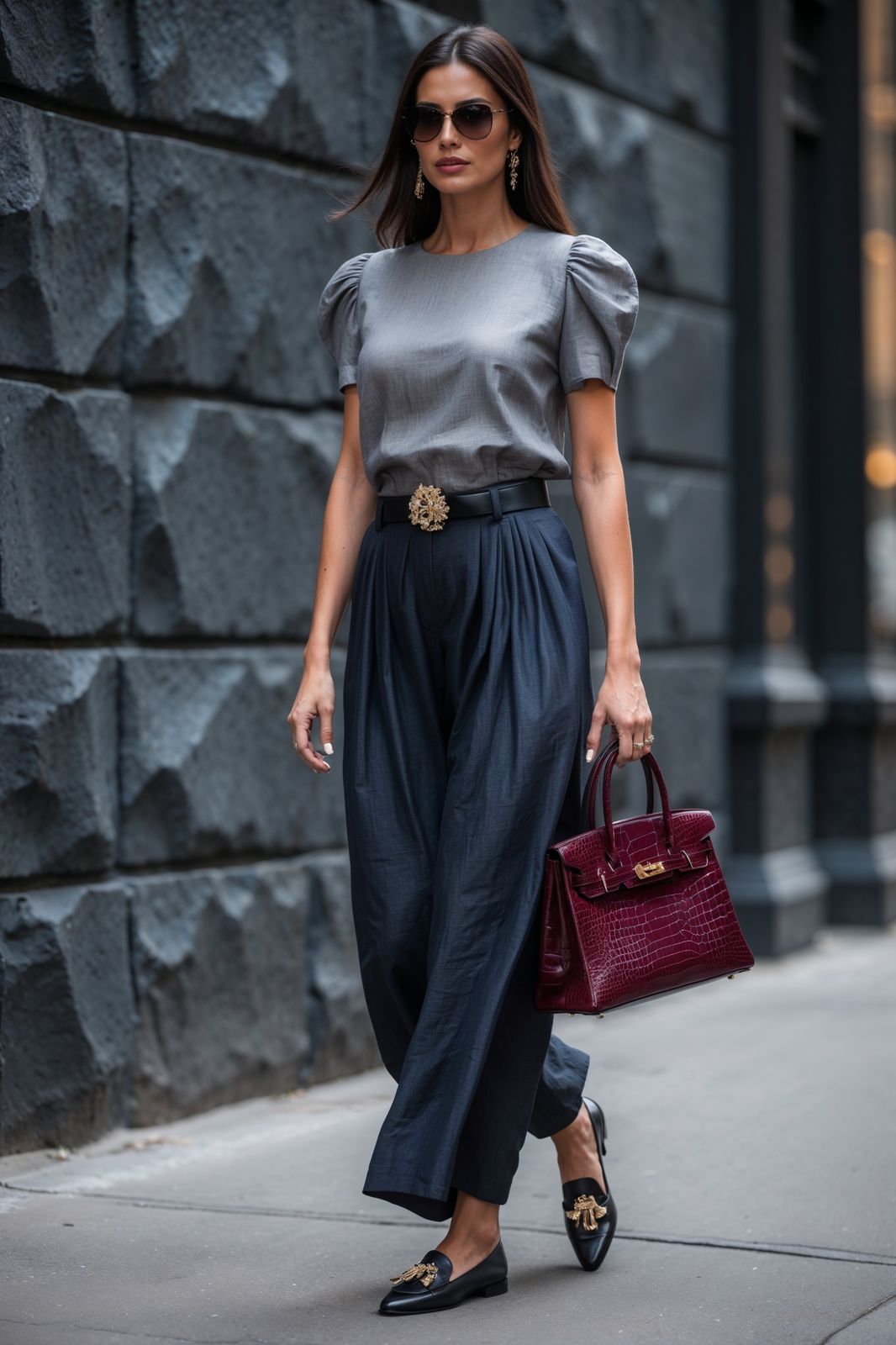 Azura Twilight Linen Pants - SIMOVSKA