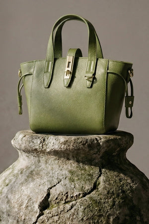 Calista Small Handbag – Aloe Green - SIMOVSKA