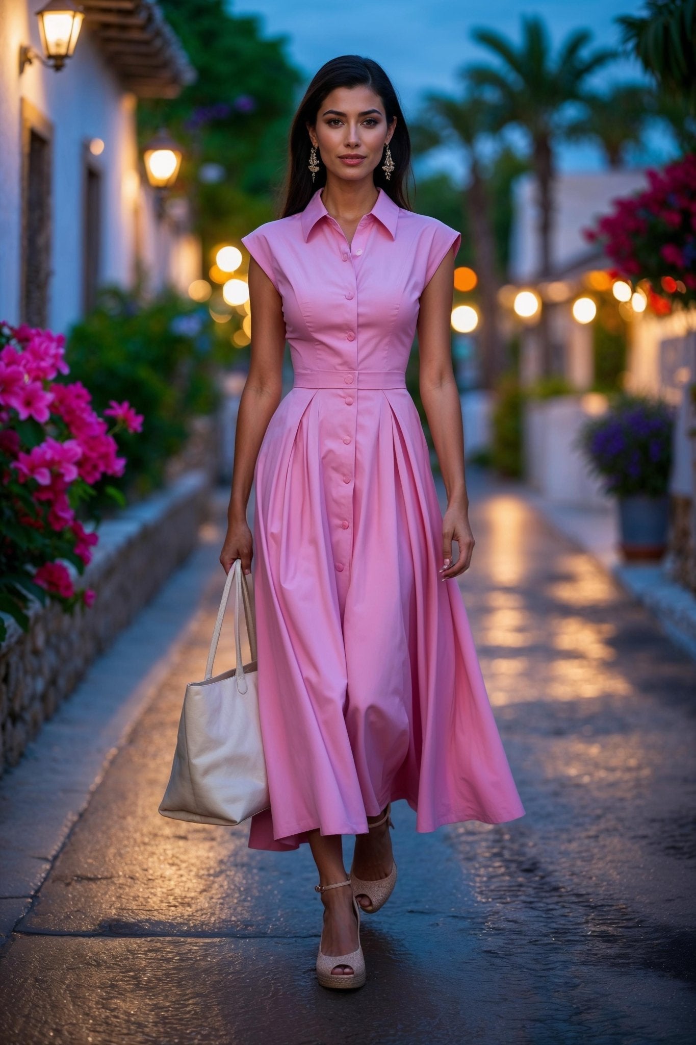 Callas Dress Rosé Mirage - SIMOVSKA