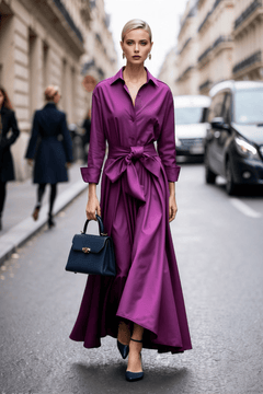 Callas Dress – Royal Orchid - SIMOVSKA