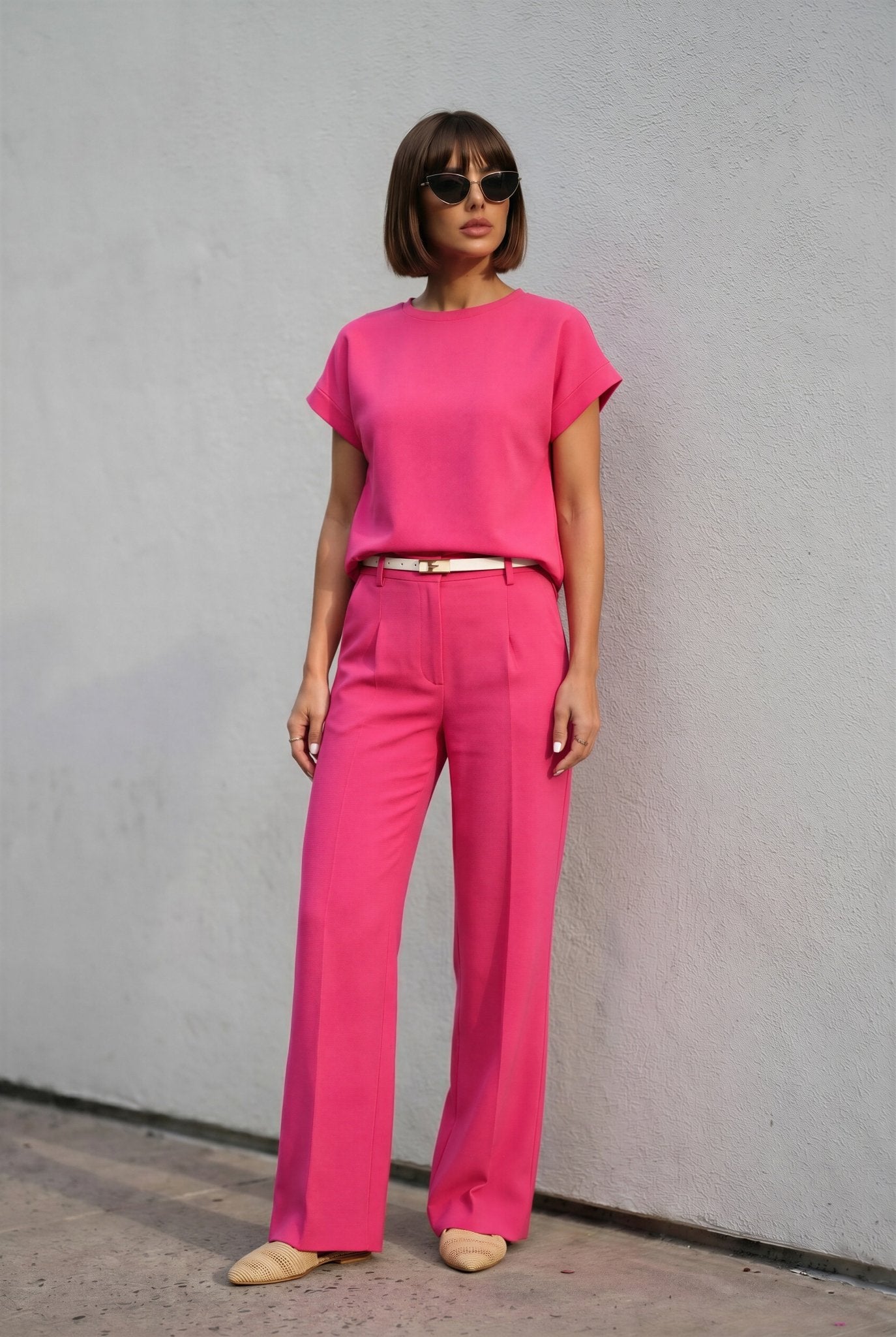 Capri Set in Amaranth Pink - SIMOVSKA