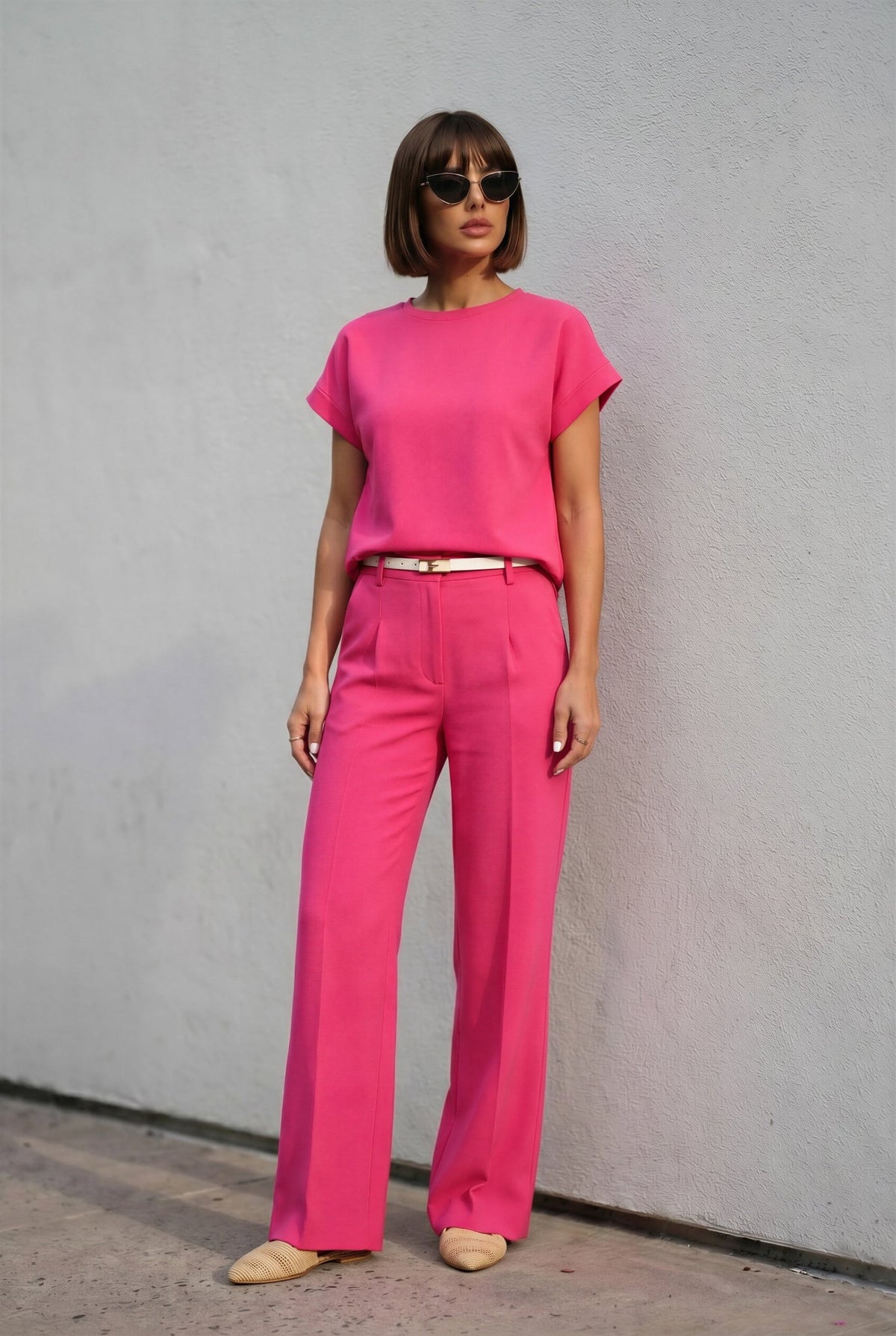 Capri Set in Amaranth Pink - SIMOVSKA
