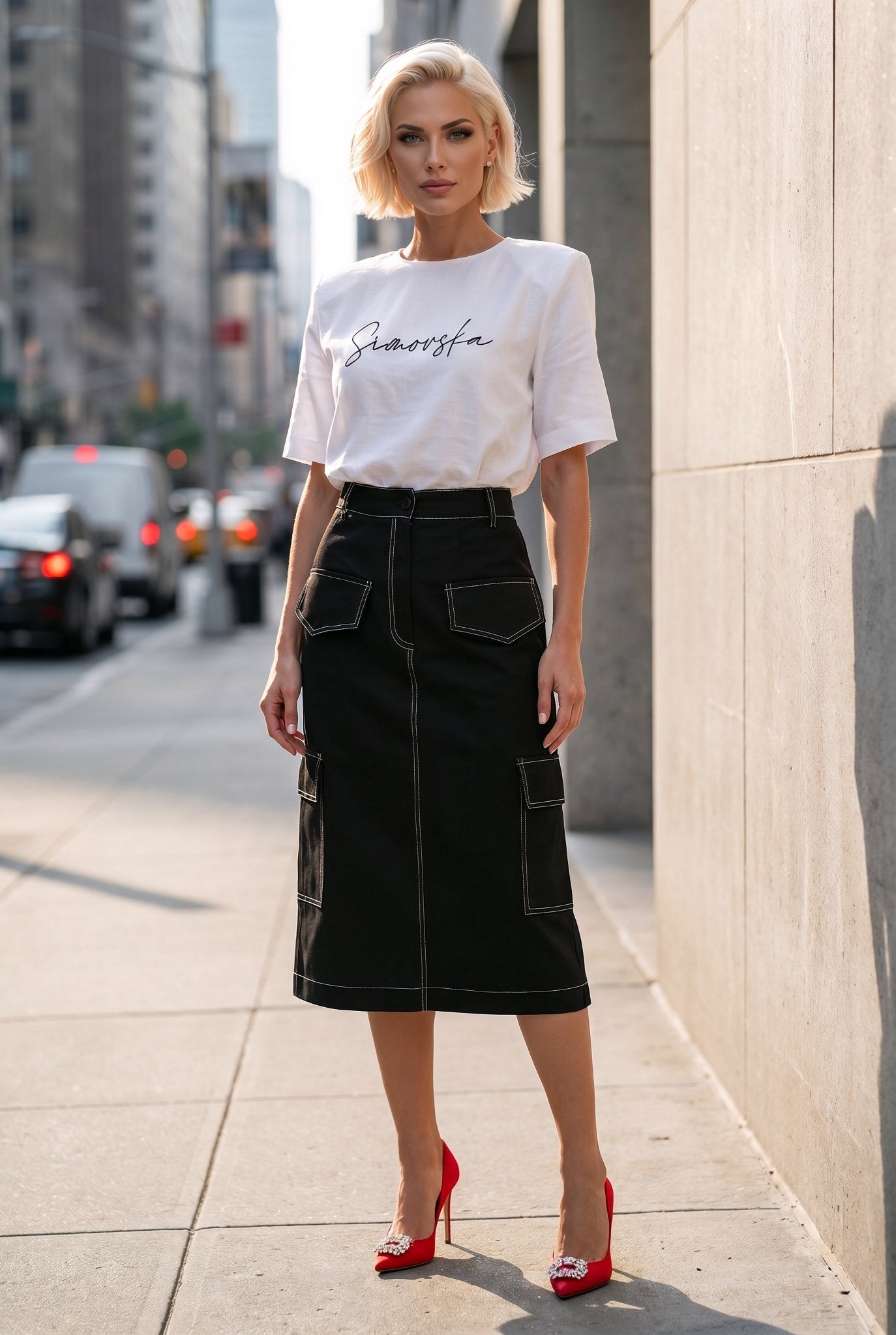 Cargo Mania Skirt in Black - SIMOVSKA