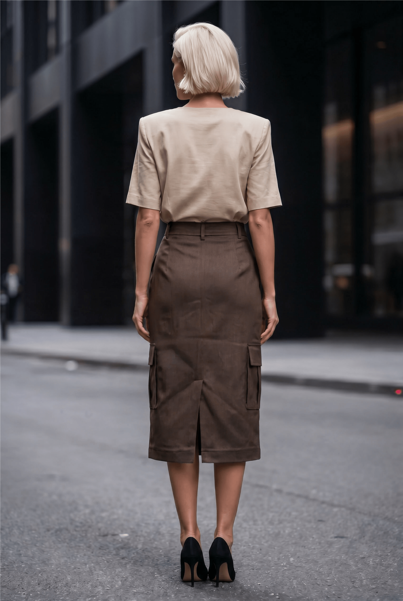 Cargo Mania Skirt in Brown - SIMOVSKA