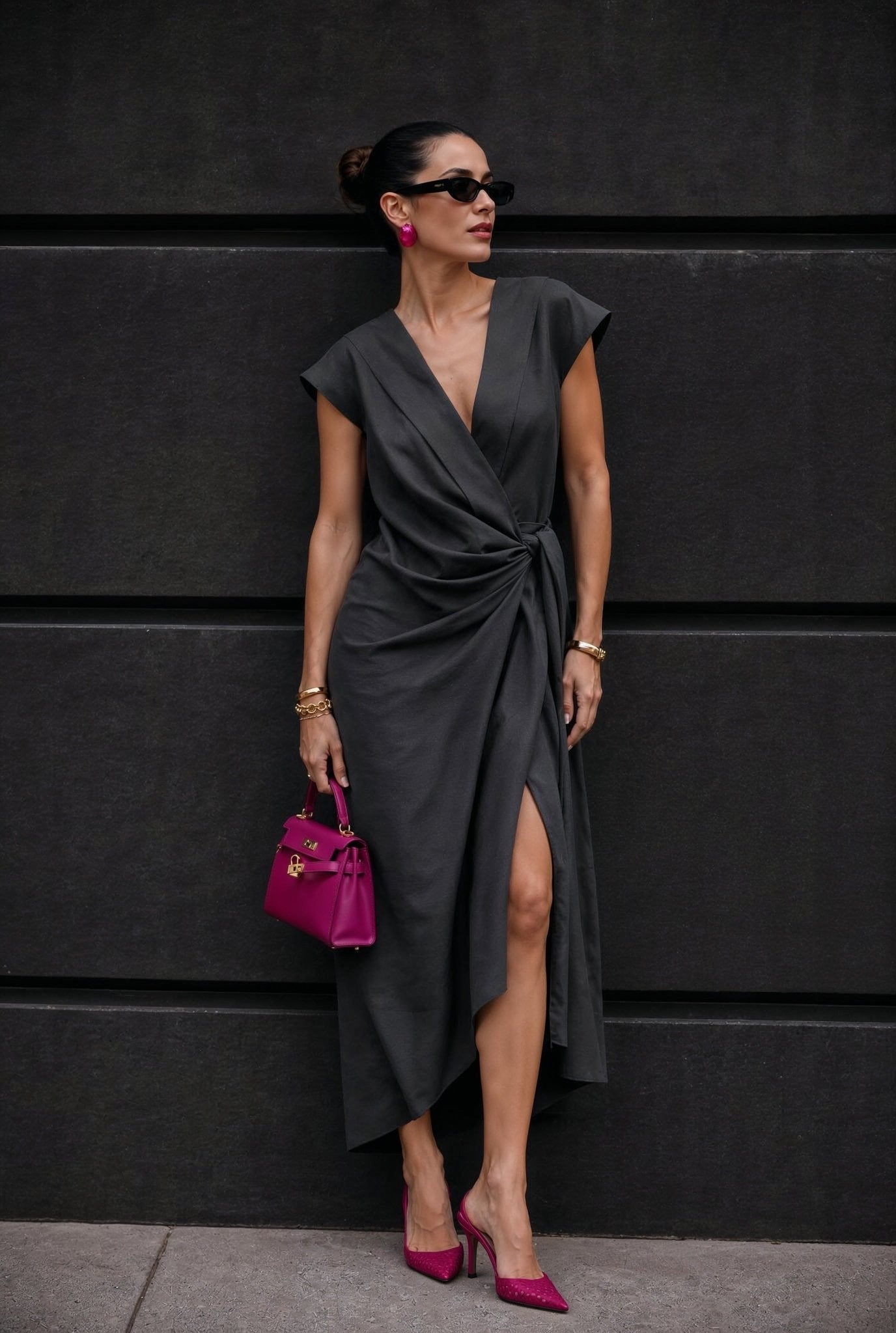 Carrie Wrap Dress - SIMOVSKA