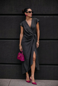 Carrie Wrap Dress - SIMOVSKA