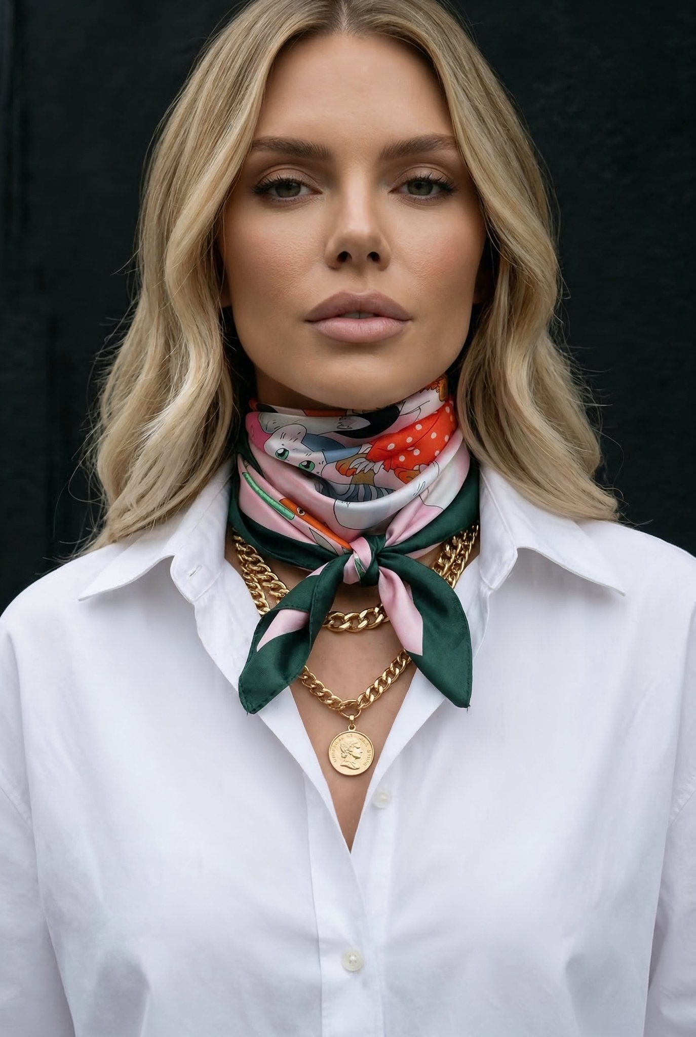 Cat Print Scarf - SIMOVSKA