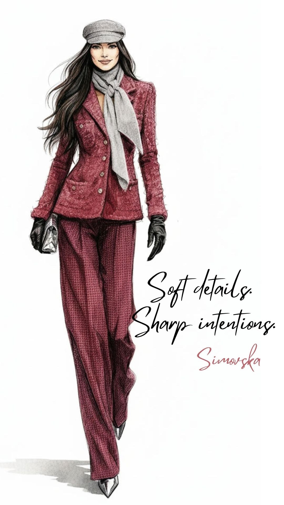 Clemence Suit wool & Boucle - SIMOVSKA