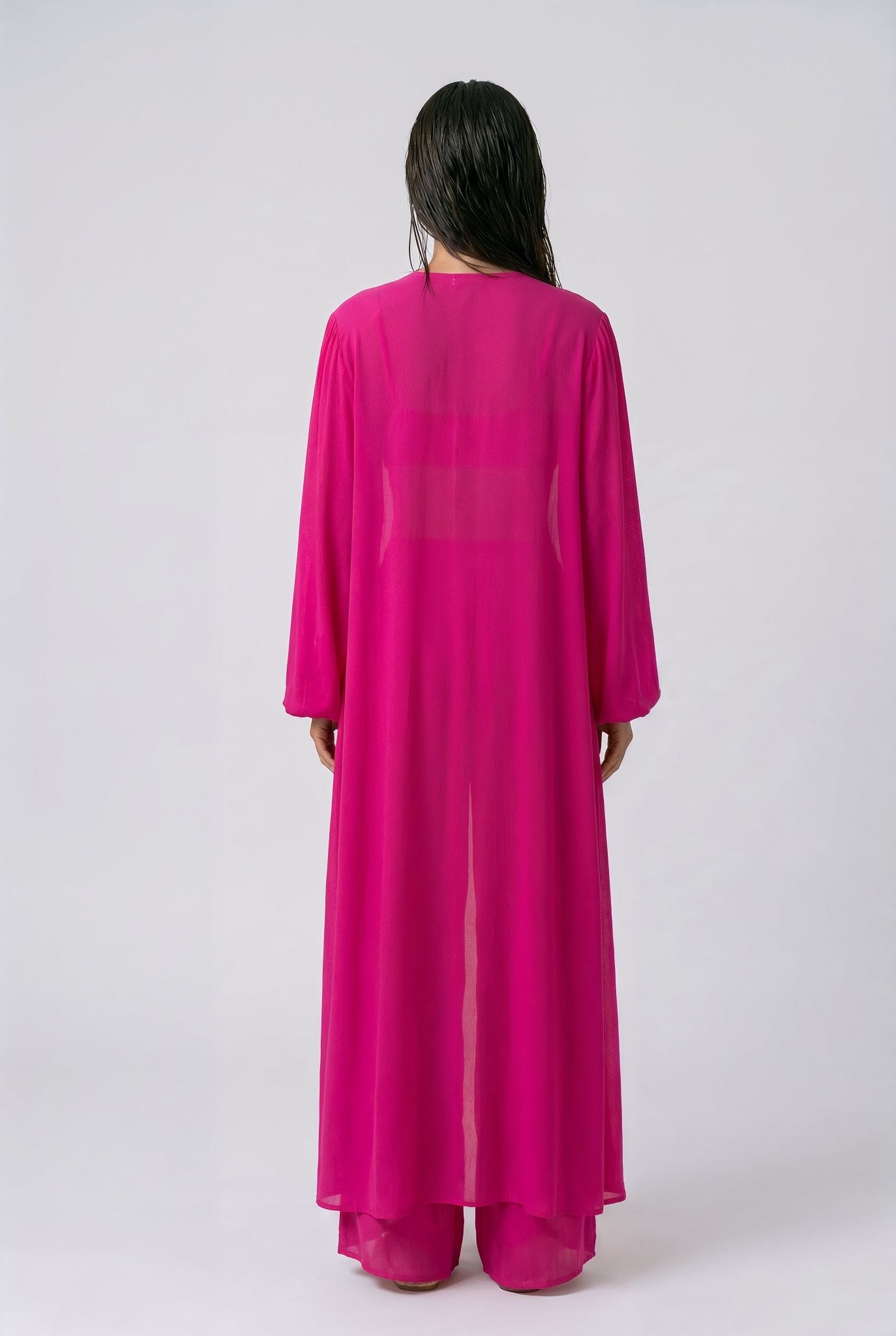 Crete Set – Fuchsia Chiffon Viscose - SIMOVSKA