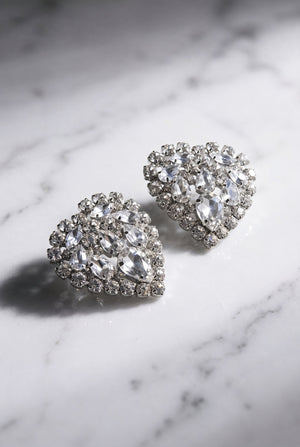 Crystal Heart Earrings - SIMOVSKA