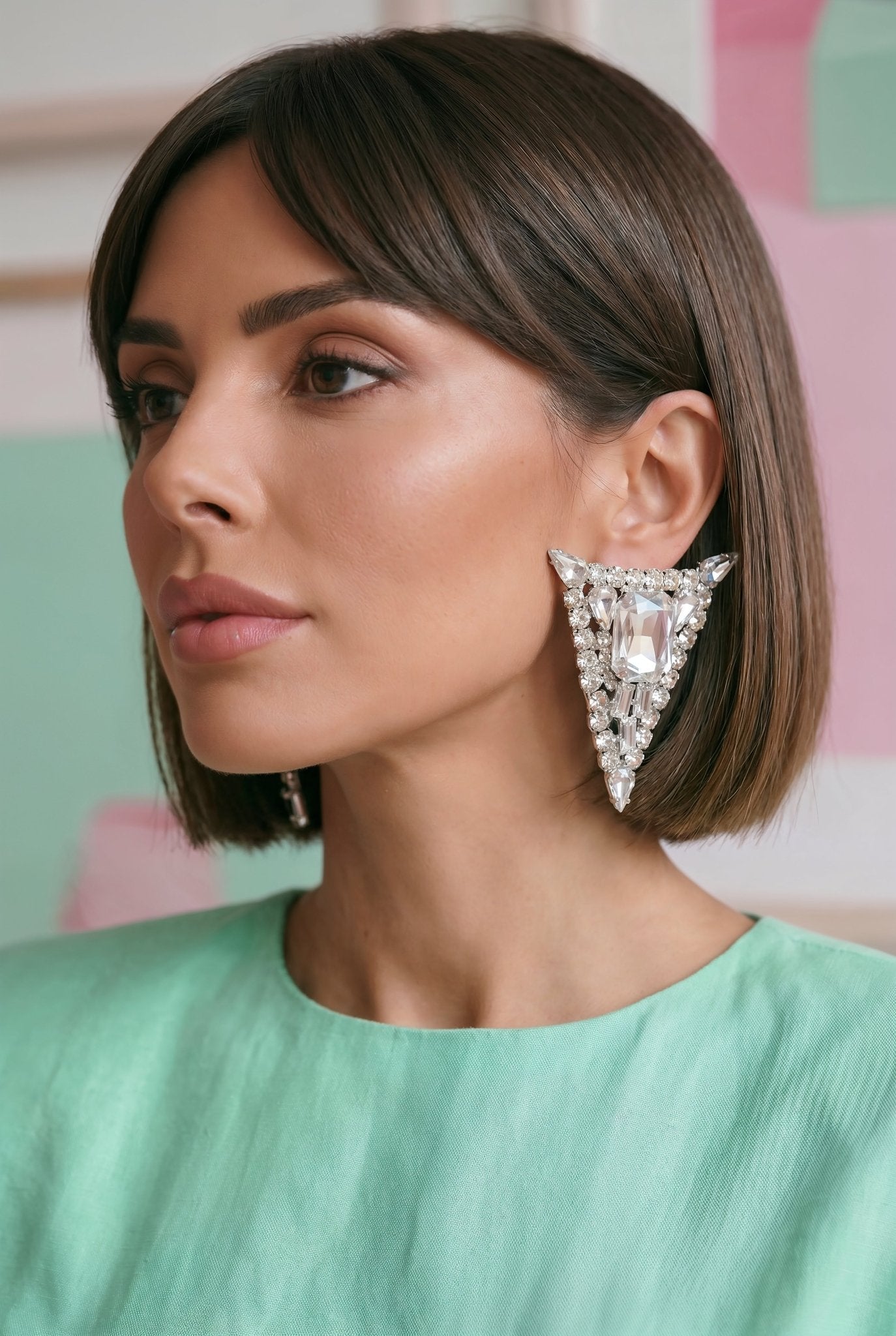 Crystal Statement Earrings - SIMOVSKA