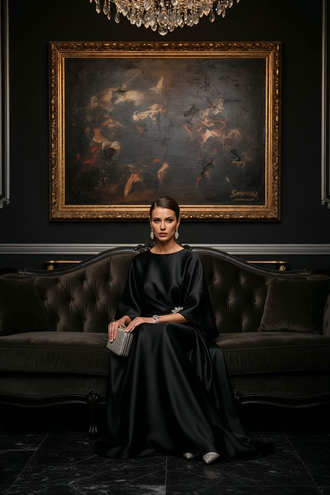 Dama Dress – Black Elegance - SIMOVSKA