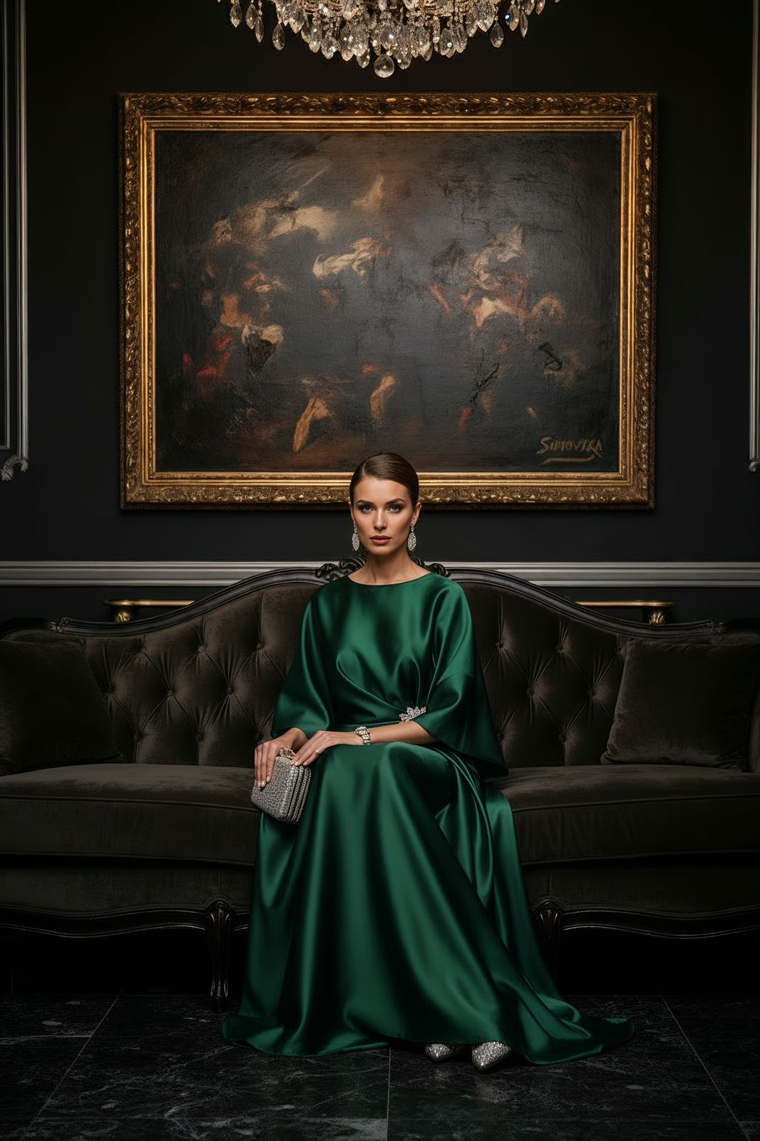 Dama Dress – Emerald Enchantress - SIMOVSKA
