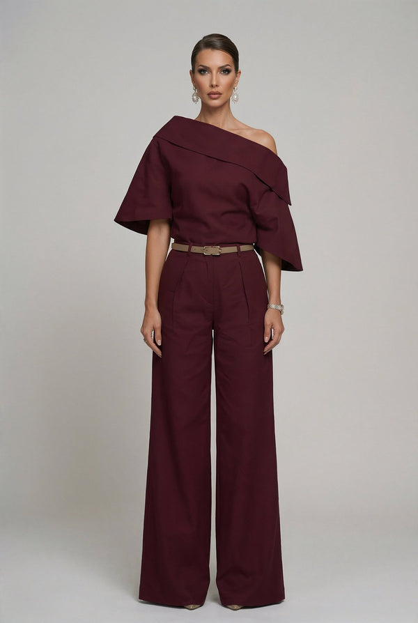 Daria Set – Burgundy Wine - SIMOVSKA