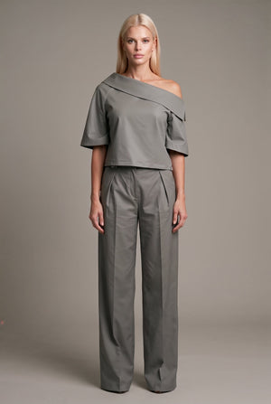 Daria Set – Muted Silver Gray - SIMOVSKA