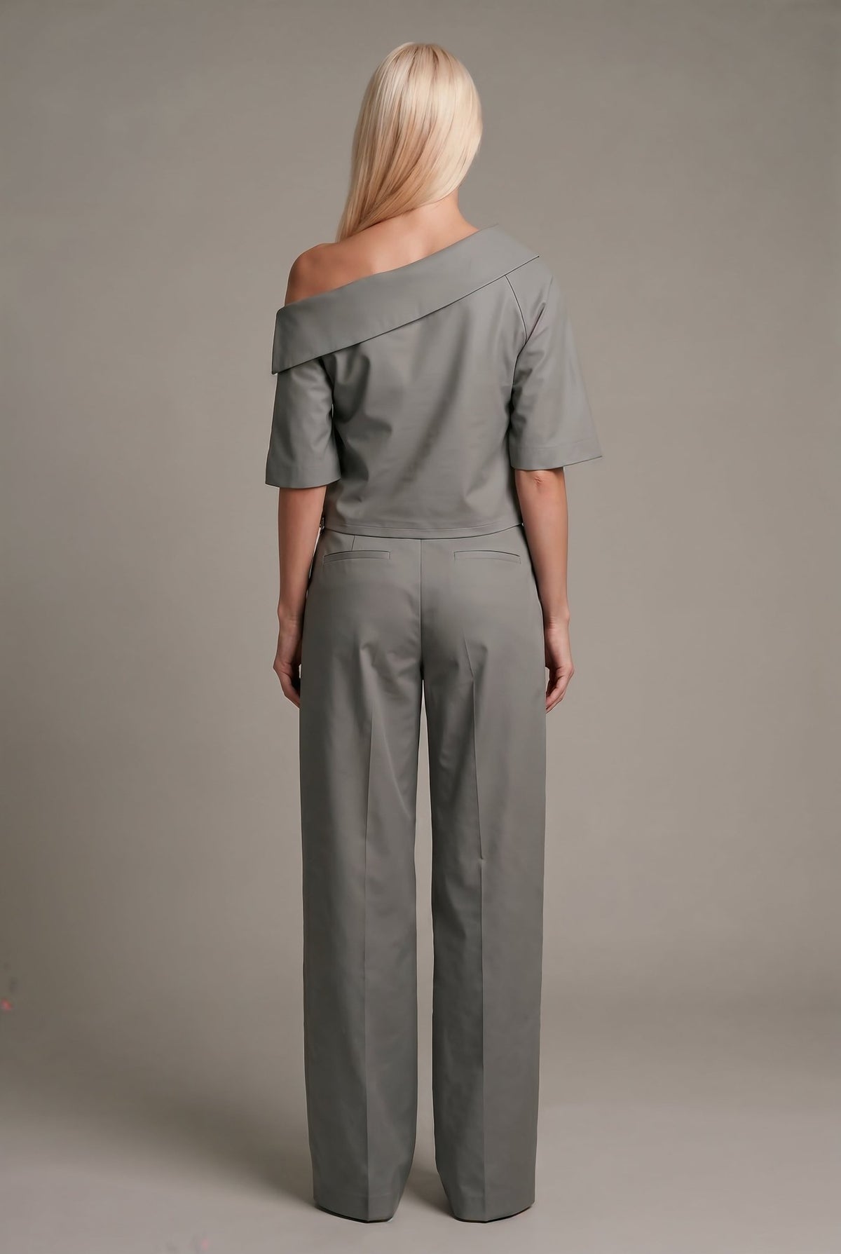 Daria Set – Muted Silver Gray - SIMOVSKA