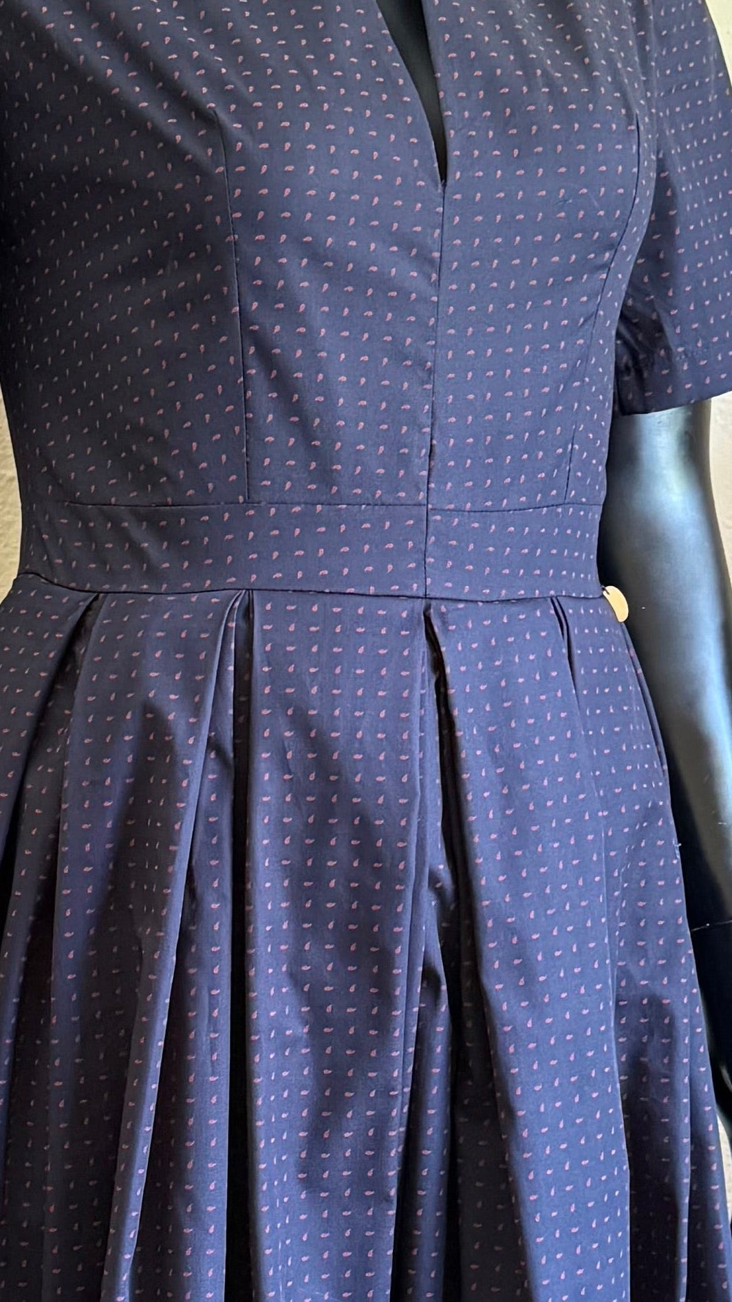 Emilia Dress - micro print - SIMOVSKA