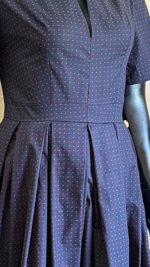 Emilia Dress - micro print - SIMOVSKA
