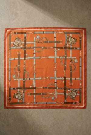 Equestrian Print Scarf - SIMOVSKA