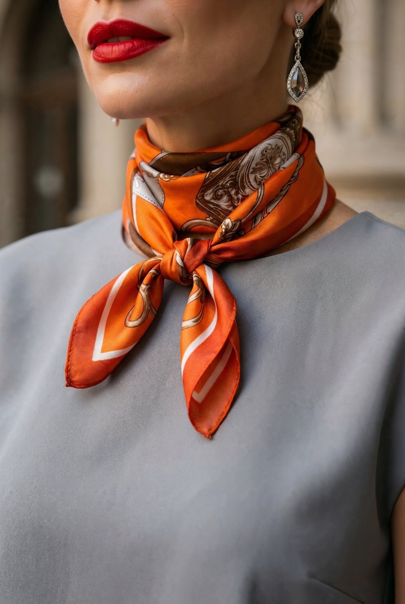 Equestrian Print Scarf - SIMOVSKA