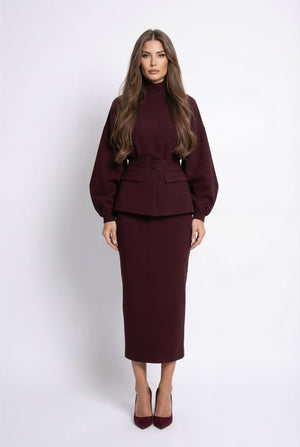 Isabella Burgundy Set - SIMOVSKA
